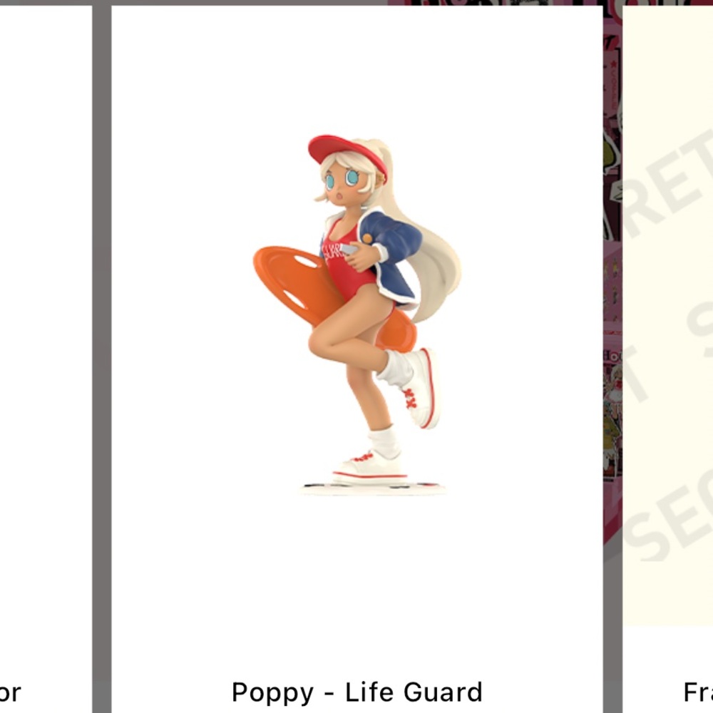 PopMart Peach Riot: Rush Hour- Poppy Life Guard Figurine